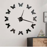 Reloj De Pared 3d Moderno Pequeño Mariposas