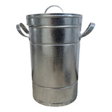 Tacho / Cesto Galvanizado Alimento Mascota (m) Para 6kg