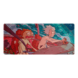 Mouse Pad Gamer Rick And Morty 70x30 Cm M05