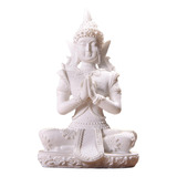 Estatua De Buda Sentado, Escultura De Piedra Arenisca,