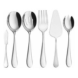 Utensilios De Servir, Buffet Set De Porción, Aoosy 6 Piezas 