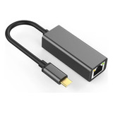 Adaptador Usb C A Rj45 Lan Ethernet Gigabit 10/100/1000mbps