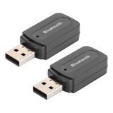 Adaptador De Receptor De Audio Usb De 2 Piezas Para Estéreo