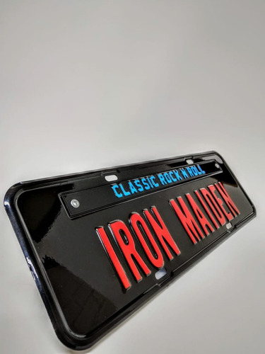 Placa Decorativa Iron Maiden - Alto Relevo - Frete Grátis