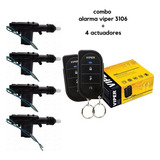 Alarma De Seguridad Viper 3106 + 4 Actuadores Combo