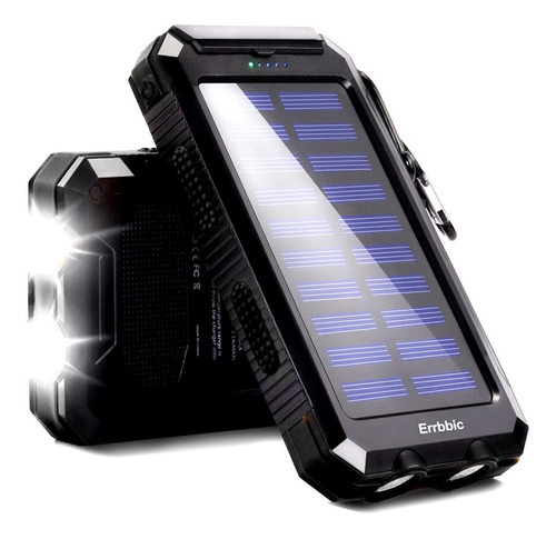 20000mah Solar Power Bank Cargador Solar Impermeable Portat