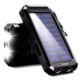 20000mah Solar Power Bank Cargador Solar Impermeable Portat