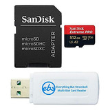 Tarjeta Micro Sd Sandisk Extreme Pro De 512gb Compatible Con