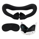 Silicone Vr Face Cover Meta Quest 3 Face Pad Cushion Lens Pr