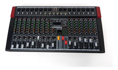 Consola Parquer Potenciada Mixer 16 Canales Stereo 150w