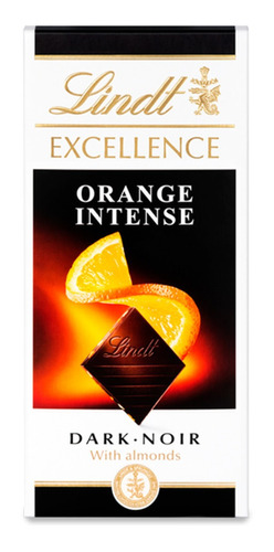 Chocolate Suizo Lindt Excellence Amargo Con Naranja 100g