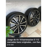 Juego De Rines 18 Barrenacion 5 112 Mercedes Benz Originales