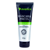 Mascara Preta Tira Cravos Avenca Bisnaga 60g Tipo De Pele Normal