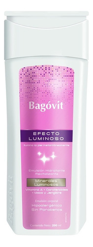 Bagovit Efecto Luminoso Emulsion Hidratante X 200 Ml Tipo De