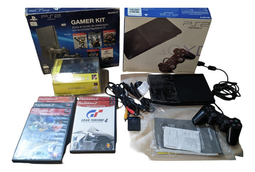 Playstation 2 Slim Gamer Kit -chip Toxic -completa Impecable