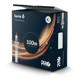 Cabo Coaxial Série Rg6 100m 60% Malha Caco 0660 Proeletronic