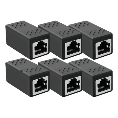 6 Cople Para Cable De Red Rj45 Cat6\u002F7 Hembra A Hembra | Envío gratis