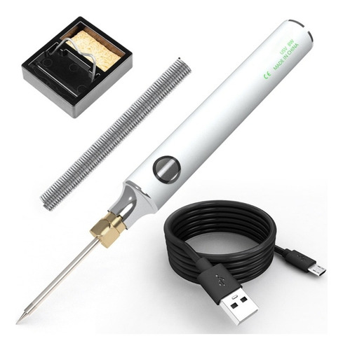 Kit De Soldador Eléctrico Inalámbrico Portátil 5v 8w Usb