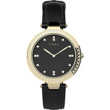 Reloj Timex Adorn Para Mujer De 32 Mm - Esfera Negra, Caja E