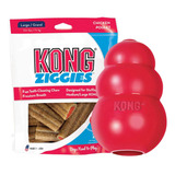 Kong - Clásico Y - Juguete Masticable Para Perros Con Golosi