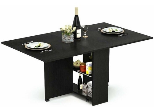 Mesa Comedor Plegable Zao Hasta 6 Puestos Moderno Home Offic