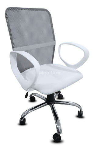 Sillón Ergonomico Ejecutivo Oficina Basculante Vice White Cu