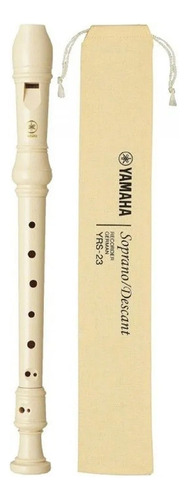 Flauta Doce Yamaha Soprano Yrs-23 Germânica Original C/ Capa