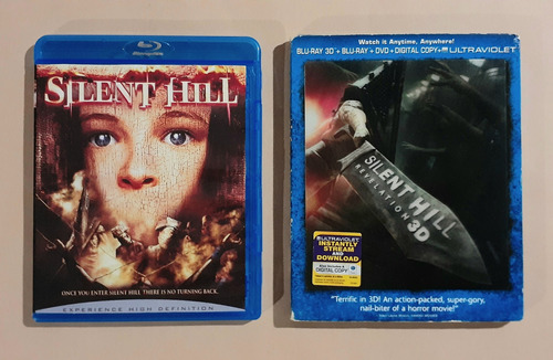Terror En Silent Hill 1 + 2 - Blu-ray 3d + 2d + Dvd Original