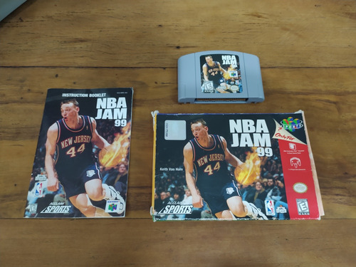 Nba Jam 99 N64 P/ Nintendo 64 C/ Caixa E Manual Original 