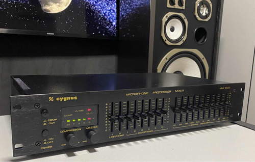 Mixer Cygnus Mm1000 Com Compressor-não É Gradiente, Polyvox