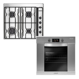 Cu Combo Longvie - Horno Eléctrico + Anafe A Gas Acero Inox