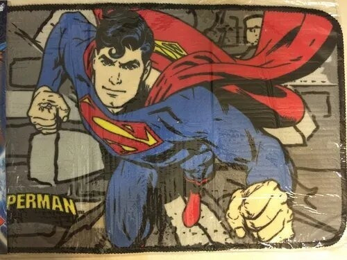 Alfombra Superman Justice League Lic Original Armonyshop