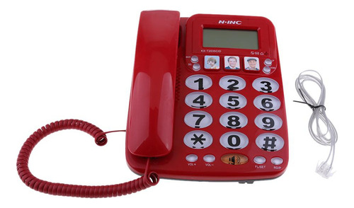 Teléfono Fijo De Marcación Rápida Con Cable Kx-2035cid