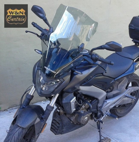 Parabrisas Bajaj Rouser Dominar 400 Cristal Elevado 55cm Um