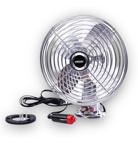 Ventilador Metalico Portatil 8 Pulgadas Oregon 12v/24v A-vip