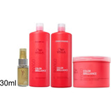 Wella Brilliance Invgo  Kit + Sp Luxe Oil 100ml 4 (produtos)