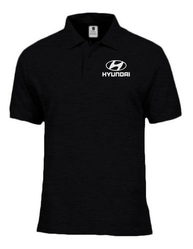 Camisa Gola Polo Hyundai Malha Piquet Camiseta