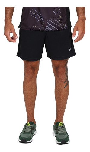 Short Entrenamiento Lotto Active Msp Cross Hombre En Negro |