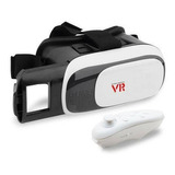 Óculos Realidade Virtual 3d Com Controle - Vr Box 2.0