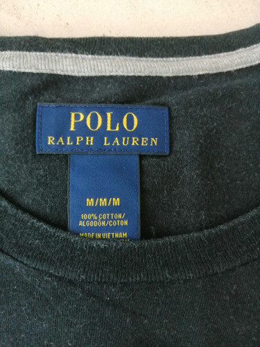 Polo Ralph Lauren Playera Color Negro Talla M 