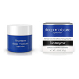 Neutrogena Deep Moisture Hidratante Facial 63g Momento De Aplicação Noite Tipo De Pele Seca