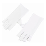 7 Pares Guantes Protectores De Manicura Contra Los Rayos Uv