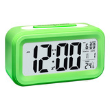 Reloj Despertador Alarma Snooze Light Con Lcd Iluminado