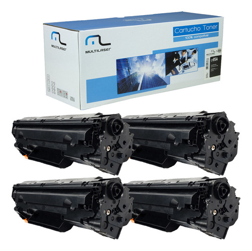 Kit 4 Toner 285a 85a Compatível Novo P1102w 1212 1132