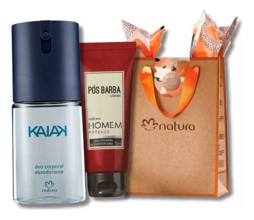  Kit Kaiak Spray Corporal + Homen Pós Barba Natura 