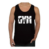 Polera Musculosa Sin Mangas 100% Algodon - Strong - Gym 03