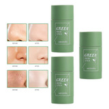 3 Unidades De Green Mask Stick Skin Care Tear Acne Esp Cream