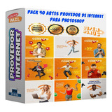 Pack 40 Artes Para Provedor De Internet Editáveis Psd + Png