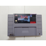 Dracula , Bram Stokers, Super Nintendo Original Y De Uso