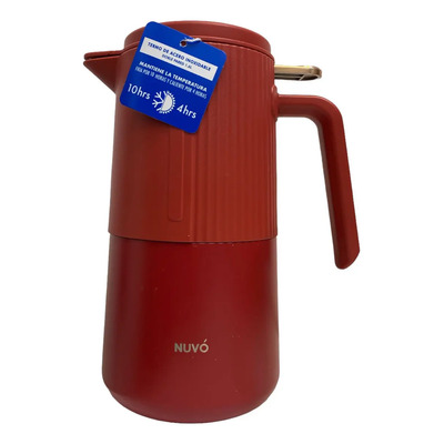 Jarra Aluminio Nuvó 1.6 Litros Color Rojo Modelo 2415-4324